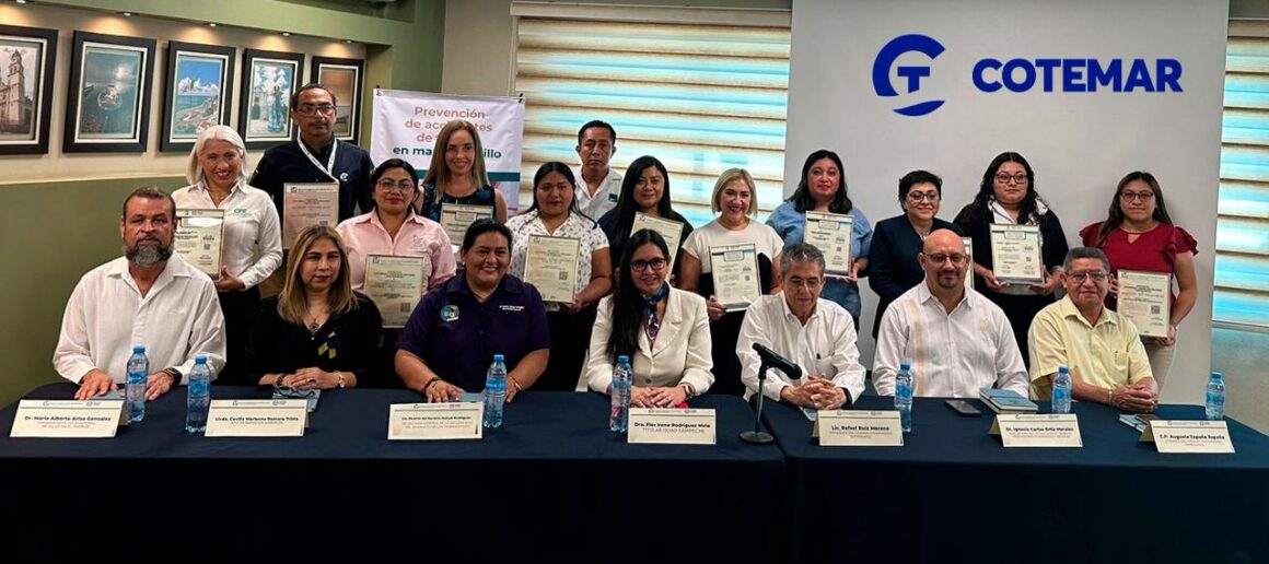 Cotemar recibe certificado ELSSA, Entornos Laborales Seguros y Saludables